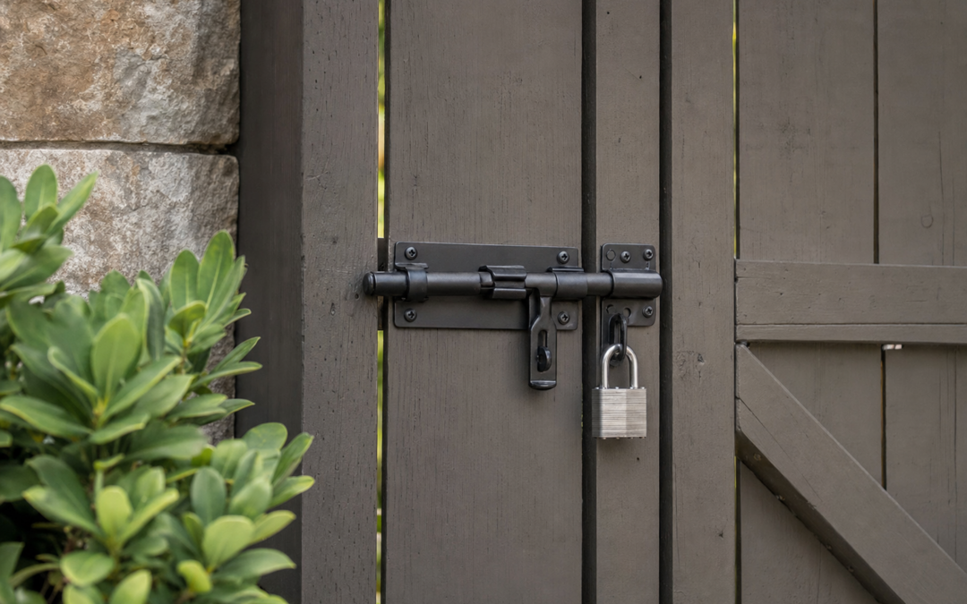 Padlocks and Gate Latches for Yards, Sheds, and Side Gates
